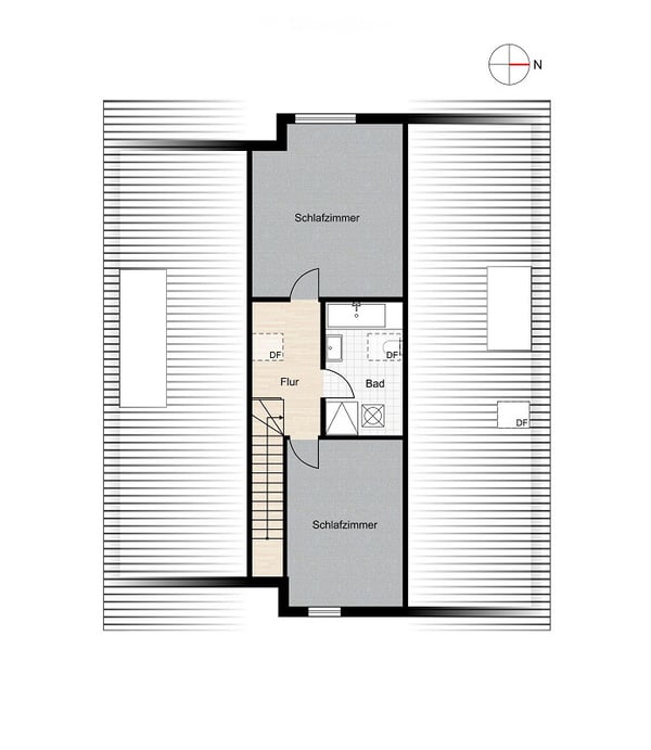 Preiswerte & grosszügige Maisonettewohnung mit 2 Terrassen 12