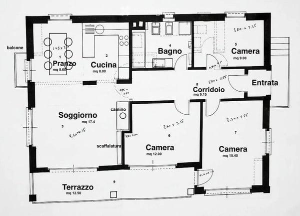 Ampio appartamento di 5 locali con una splendida vista a Porza 11