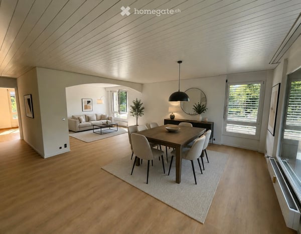 Helle 4.5-Zimmer-Wohnung mit Balkon und Einstellhalle in Belp 1