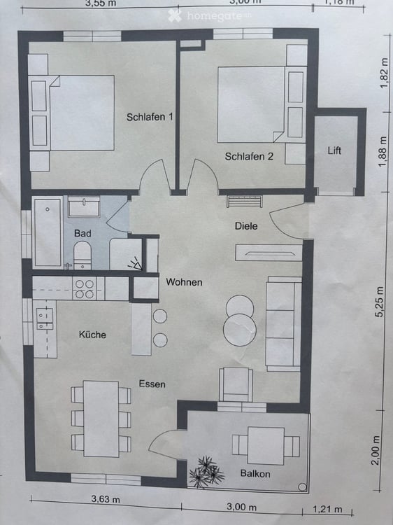 3.5-Zimmer-Wohnung in Ascona – sofort verfügbar Appartamento 3,5 vani, disponibile da subito 2