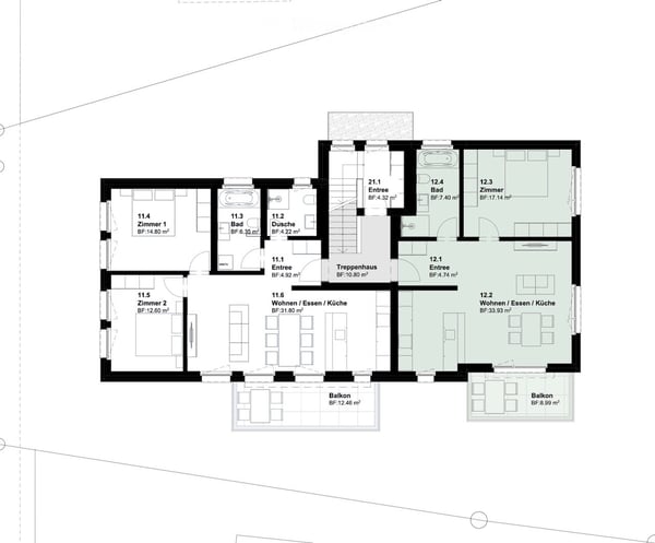 2.5 Zimmer Wohnung im Dorfkern von Einsiedeln 17