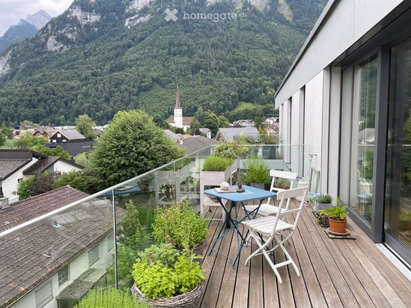 Traumhafte 4.5 Zimmer Attikawohnung mit Bergblick in Oberurnen 5