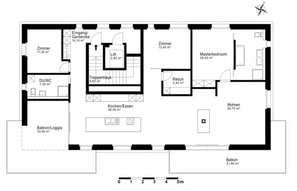 Traumhafte 4.5 Zimmer Attikawohnung mit Bergblick in Oberurnen 19