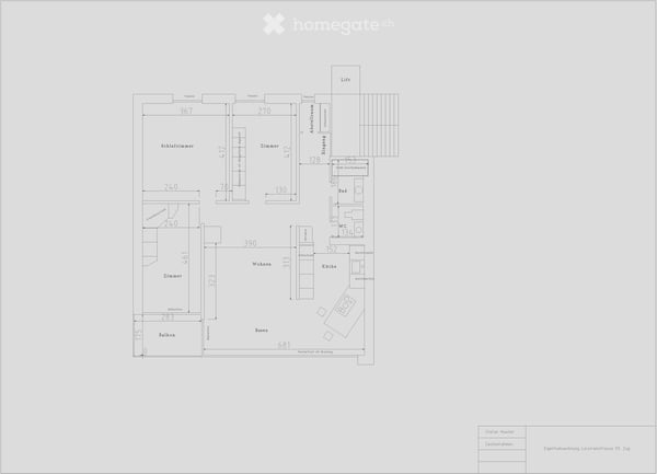 4.5 Zimmer Wohnung in einem modern renovierten Gebäude, Erdsondenheizung und PV-Anlage auf dem Dach 11