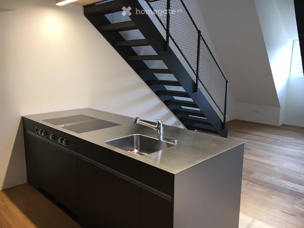 Grosszügige Dachwohnung im Loft - Style Wohnung - 3 stöckig, mit Blick auf Reuss und Altstadt