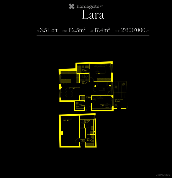Duplex/Maisonette Wohnung_ Kreis 3 8