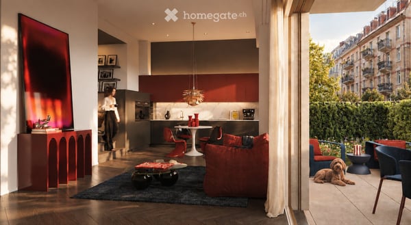 Loftlike-living mit Garten in Kreis 1 3
