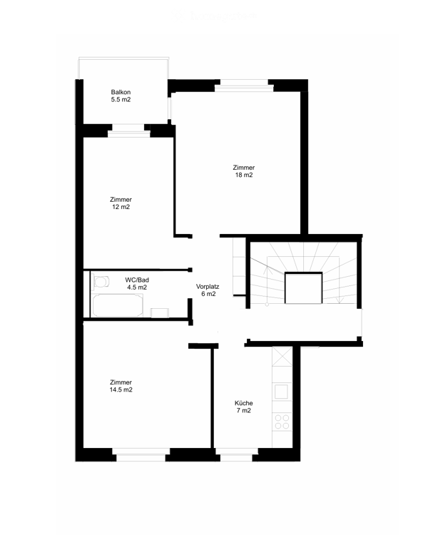 Gemütliche 3-Zimmer-Wohnung mit Balkon in Winterthur 6