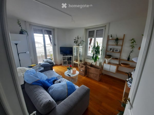 Charmante 3-Zimmer-Wohnung mit Balkon im Altbau – Lausanne, 1007 2