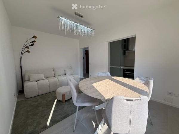 3.5 locali con giardino privato di 100 m² — Massagno, prima locazione 3