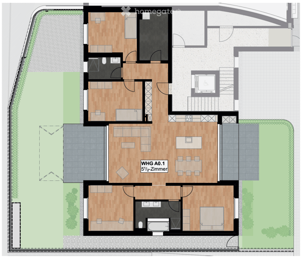 Grosszügige 5.5-Zimmer-Neubauwohnung (photo 1 of 4)
