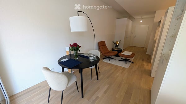 Moderne 1.5 Zimmer Neubauwohnung mit extrem viel Stauraum, Terrasse und Blick ins Grüne 5