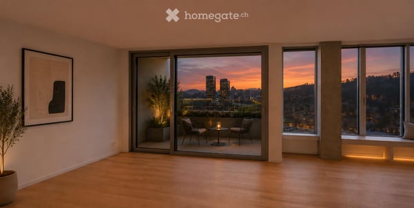 1.5 Zimmer Wohnung - Aussicht, die begeistert. Wohnkomfort, der auch im Sommer überzeugt. 4