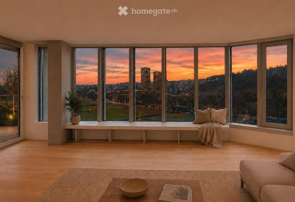 1.5 Zimmer Wohnung - Aussicht, die begeistert. Wohnkomfort, der auch im Sommer überzeugt. 3
