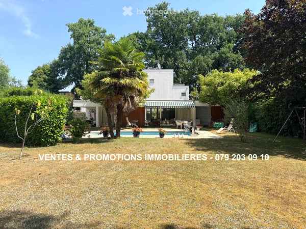 RARE A CHENE-BOUGERIES - VILLA DE PLAIN-PIED AVEC PISCINE SUR PARCELLE de 1'280 m2 14