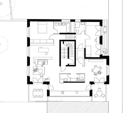 Exklusive 4.5-Zimmer-Duplexwohnung mit 133 m² Wohnfläche und drei Aussenbereichen 11