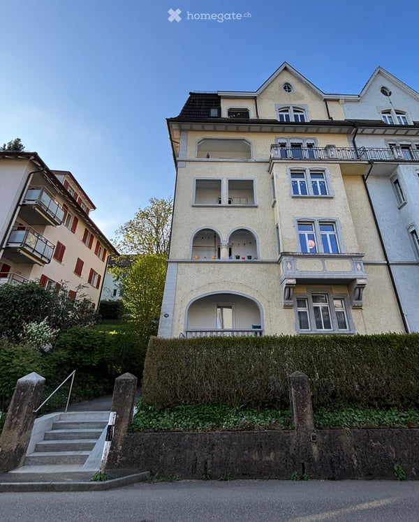 5-Zimmer-Wohnung mit Balkon & Loggia an ruhiger Lage in St. Gallen 1