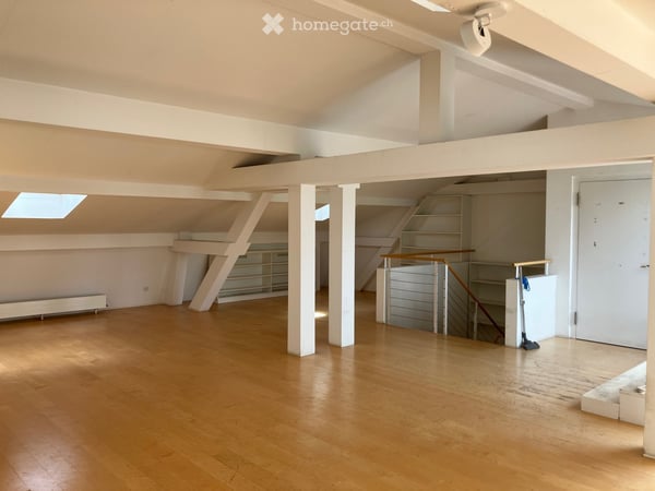 Befristet bis 31.08.27 - Dachwohnung mit Terrasse im Herzen von Zürich – 1 Zimmer, 135.8 m² (Loft) 3