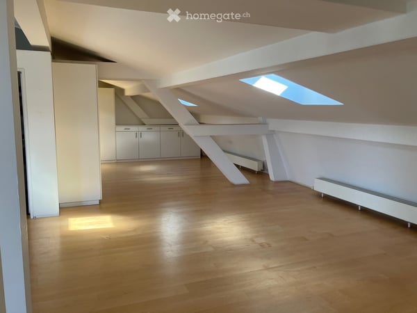 Befristet bis 31.08.27 - Dachwohnung mit Terrasse im Herzen von Zürich – 1 Zimmer, 135.8 m² (Loft) 2