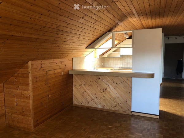 Dachwohnung in Künten mit unverbaubarer Sicht ins Grüne 7