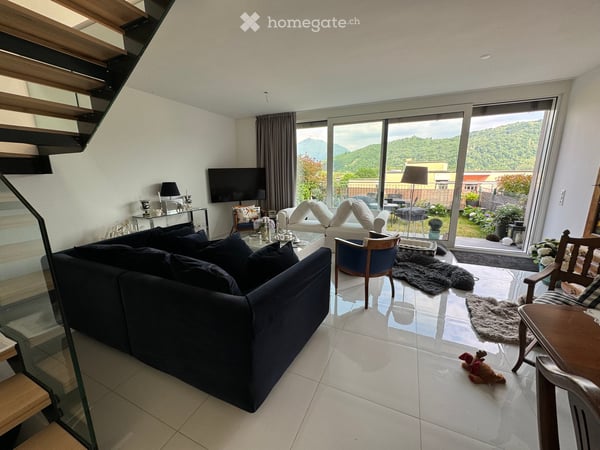 Moderne 4.5-Zimmer-Doppelhaushaelfte mit Bergblick in Agno 14