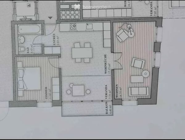 Schöne 3 Zimmer Wohnung mitten in Nesslau 6