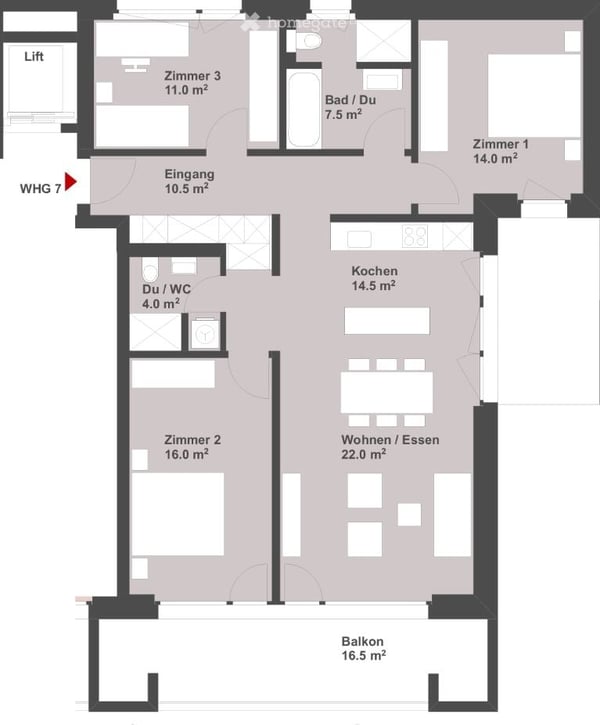 Moderne 4.5-Zimmer-Wohnung in Eschenbach SG – Ruhig, hell und komfortabel 5