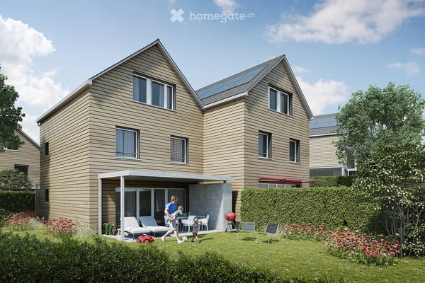 Neubau Einfamilienhaus mit Garten 2