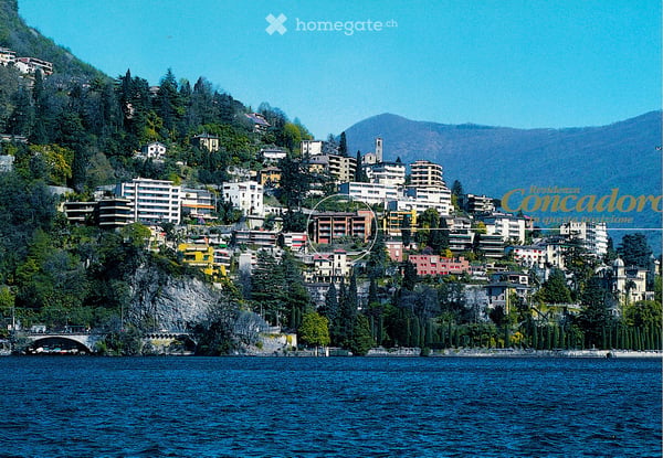 3.5 locali arredato a Castagnola con panorama famoso