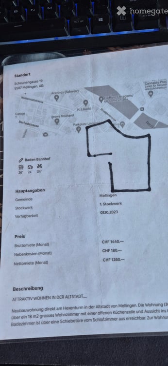 Moderne 2.5-Zimmer-Wohnung in Mellingen – Neubau 2023 3
