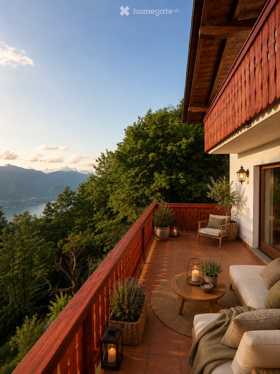 Exklusives Berg-Chalet mit Zweitwohnsitz auf der Cardada / Tessin 35