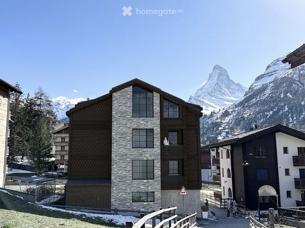 Fully approved Chalet Project in the heart of Zermatt, with panoramic view of the Matterhorn 3