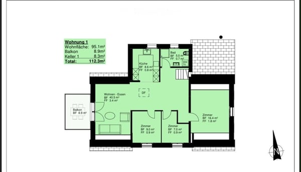 Charmante 4.5-Zimmer-Dachgeschosswohnung an der Sankt Georgen-Strasse in St. Gallen 9