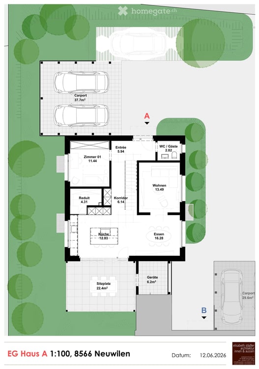 Exklusives 6 Zimmer Einfamilienhaus mit hochwertigem Ausbaustandard in Neuwilen TG 10