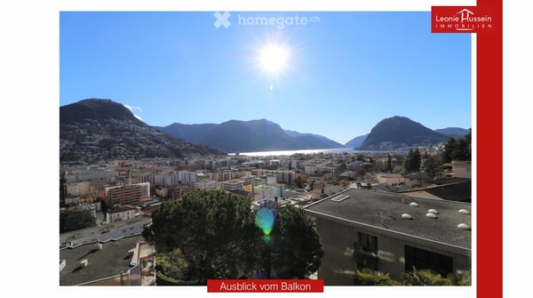 3-Zimmer-Eigentumswohnung mit Blick auf den Luganer See & dem Monte San Salvador in Lugano -Tessin 3