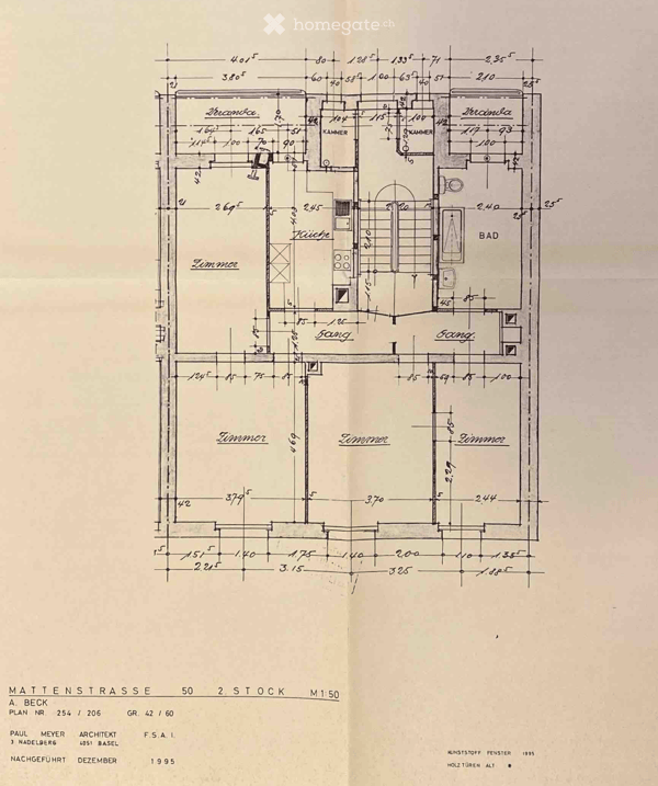 Charmante 4-Zimmer-Altbauwohnung mit 2 Balkonen in Basel – ab September 2026 19