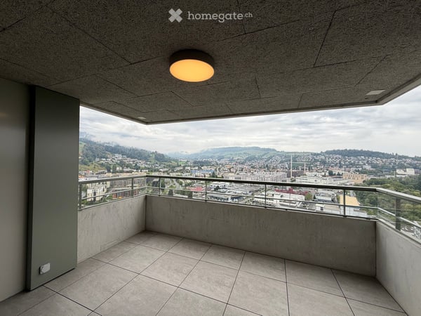 Wohnen über den Dächern von Kriens - 3.5-Zimmer-Wohnung im Pilatus Tower 3