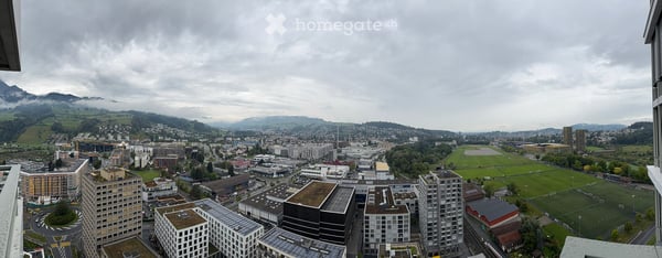 Wohnen über den Dächern von Kriens - 3.5-Zimmer-Wohnung im Pilatus Tower 9