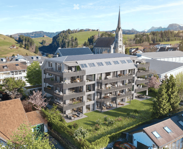 Moderne 3.5-Zimmer-Neubauwohnung mit Bergblick in Bennau
