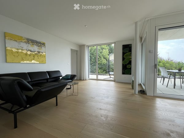 Traumhafte 3.5-Zimmer Terrassenwohnung in Nähe von Aarau (möbliert, befristet für 6 Monate) 3
