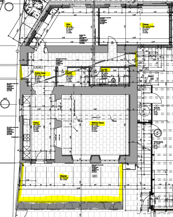 Zweitvermietung dieser grosszügigen 3.5-Zimmer-Wohnung mit grossem Sitzplatz + speziellem Grundriss 2