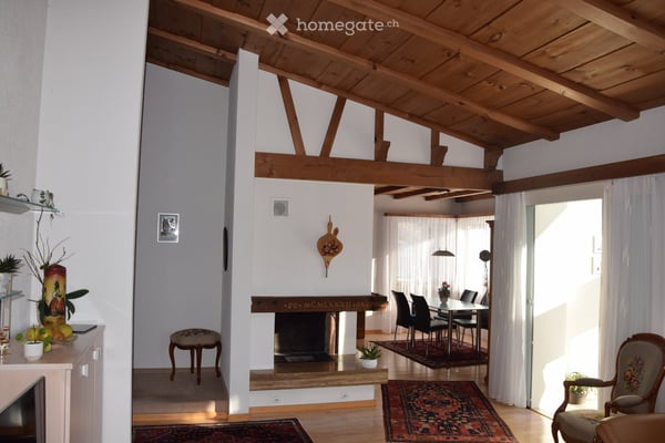 Freistehendes 5.5-Zimmer-Einfamilienhaus mit Wintergarten, Cheminée und traumhaftem Garten 5