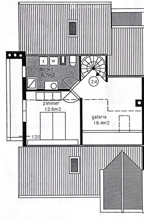 118 m² Maisonette mit 18 m² Galerie, 2 Balkonen, Cheminée & 2 Bädern 11