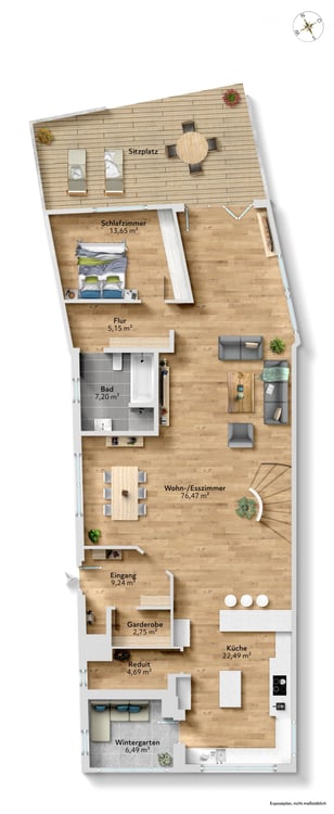 Exklusive Maisonette-Wohnung auf dem Horgenberg – naturnah wohnen, stadtnah leben 13