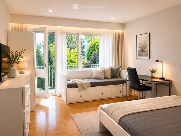 Fully Furnished 3.5-Room Apartment with a Large Balcony near Spalentor, Basel City Center 5