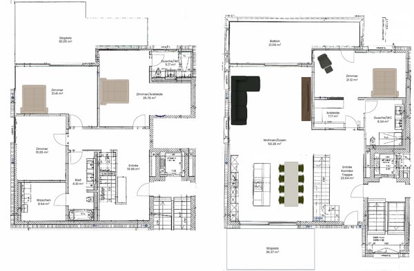 Exklusive und grosszügige 5.5-Zimmer-Maisonette-Wohnung mit atemberaubendem Zürichsee- und Bergblick 22