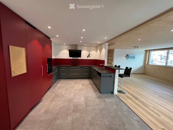 Moderne 3.5-Zimmer-Dachwohnung mit Bergblick in Küblis