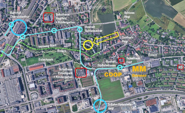 Sonnige Eigentumswohnung mit 2 Balkonen in Winterthur-Hegi 16
