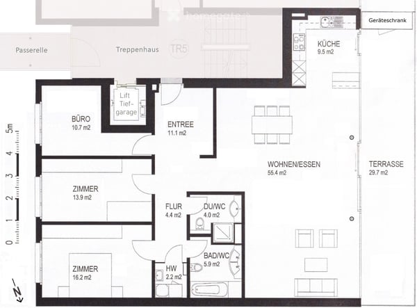 Helle 4.5-Zimmer-Wohnung 133 m² mit Terrasse und Weitsicht in Wettingen 9
