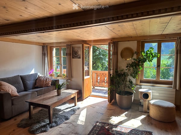 Grand Chalet en vieux bois de Caractère à L'Etivaz – 12 pièces - jardin - 5 places de parc 5